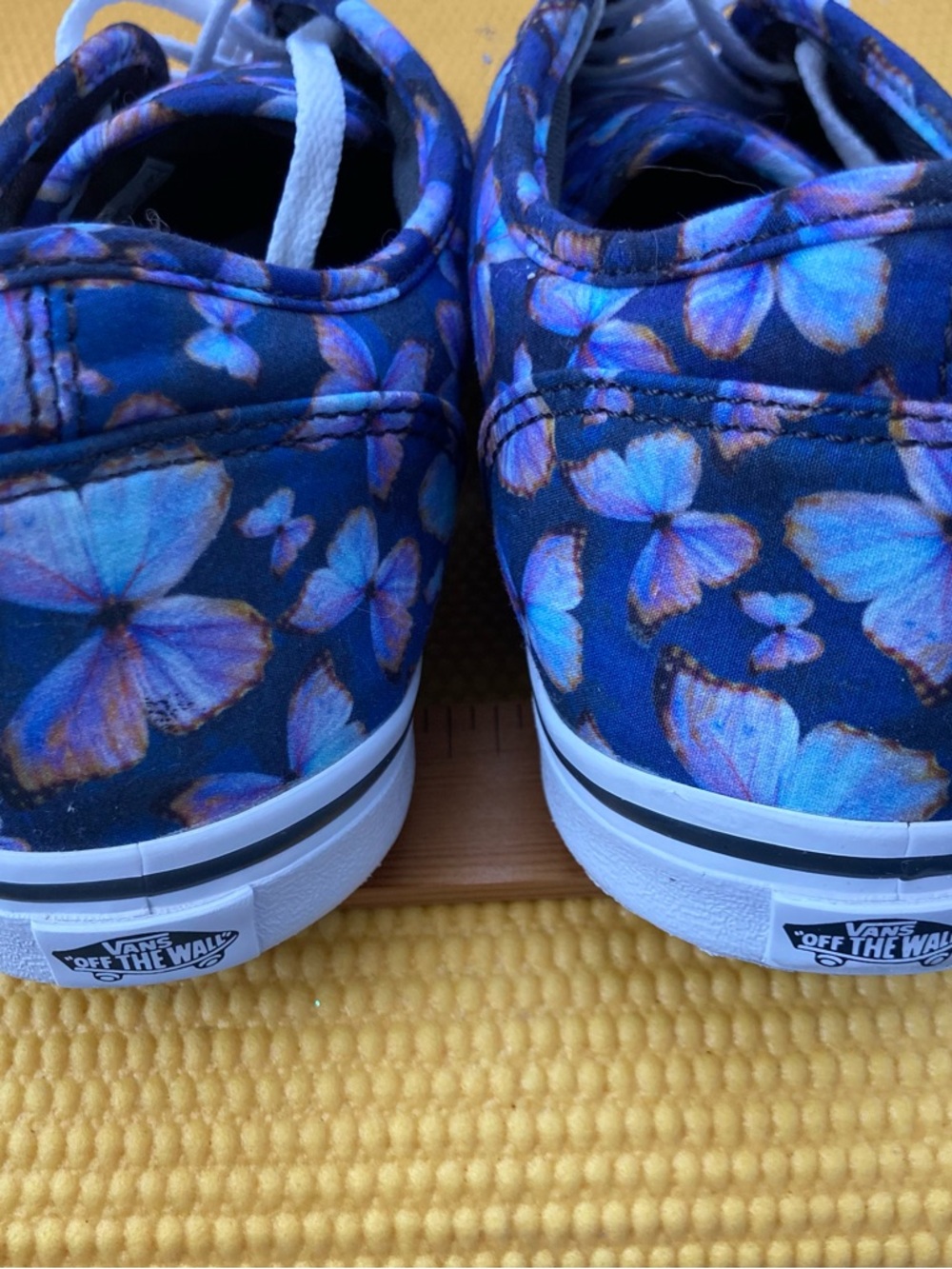 Vans butterfly sneakers size 7.5 Purple/ Blue - Picture 4 of 8